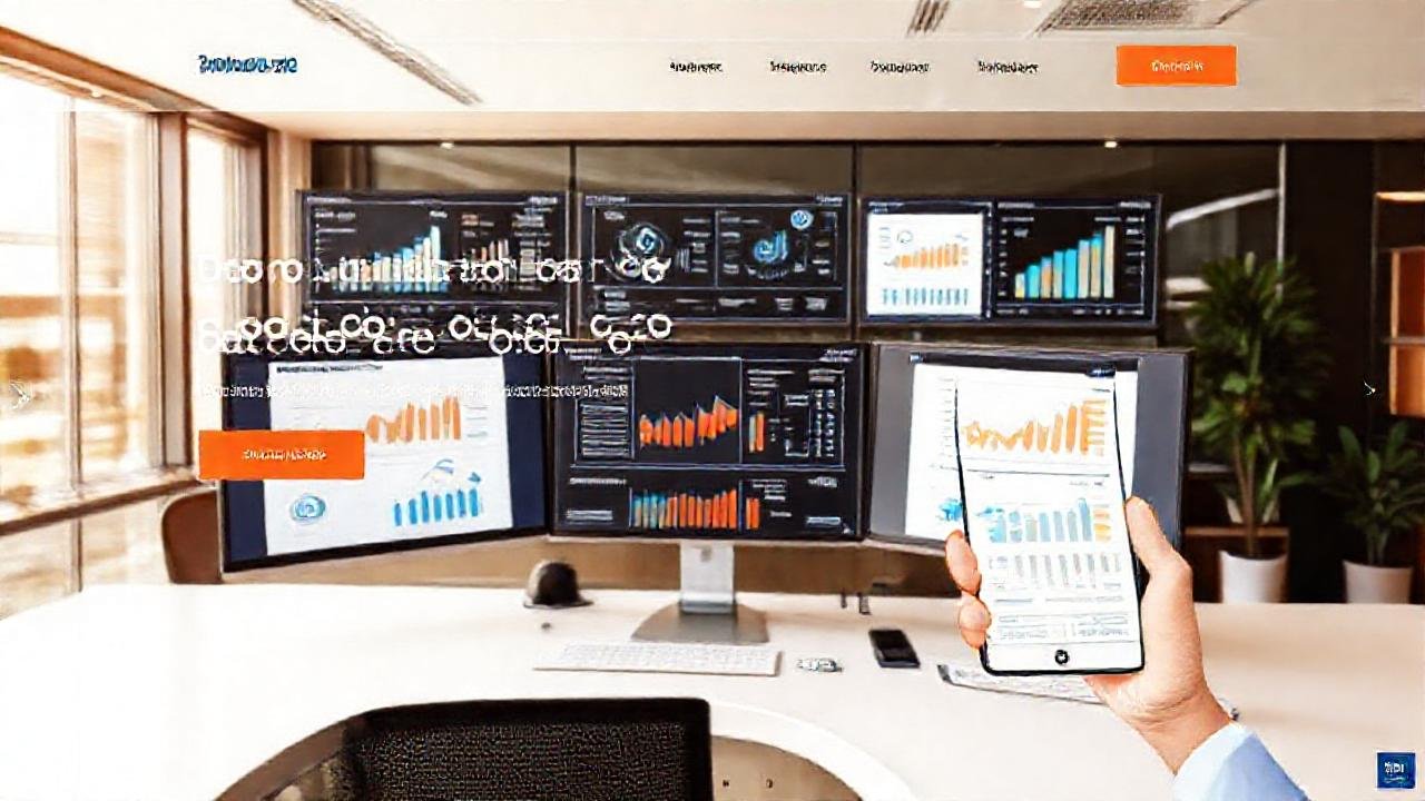 Oficina moderna, digital y optimista