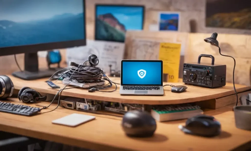 El papel tapiz ilustra soporte técnico remoto y éxito