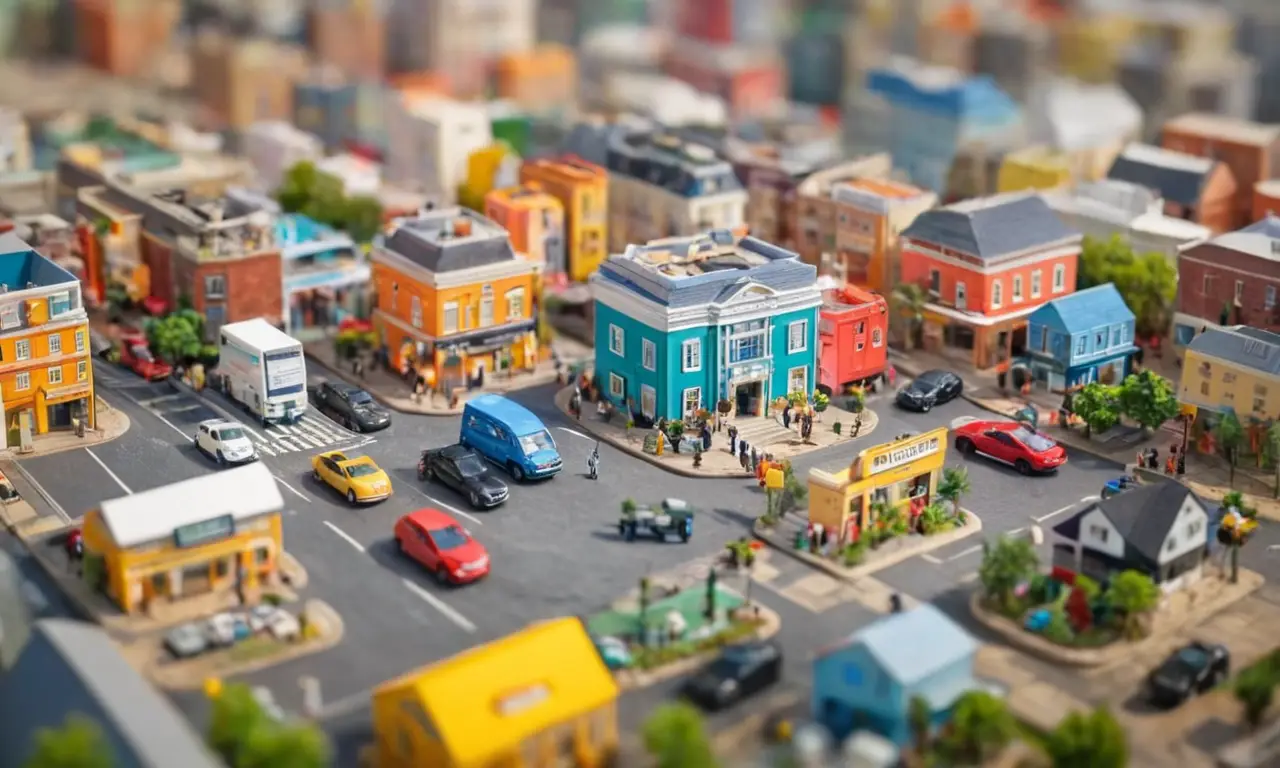 El papel pintado muestra un diseño empresarial vibrante y optimista