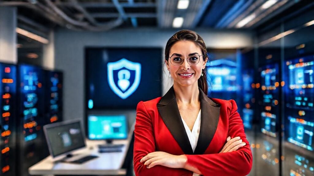 Oficina moderna transmite confianza y seguridad digital