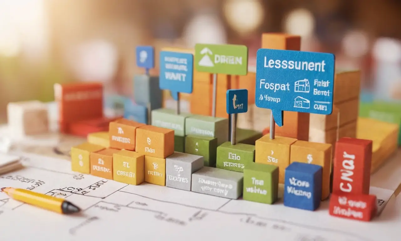 El papel pintado muestra conceptos empresariales coloridos