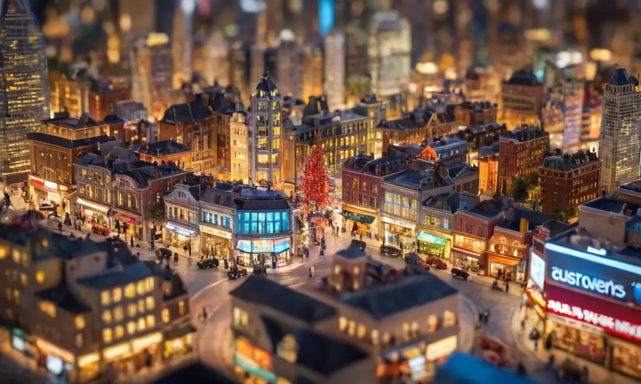 Ciudad futurista y digital