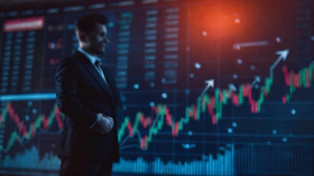 Gráficos ascendentes reflejan un inversor seguro