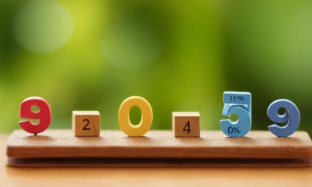 El papel pintado muestra ahorro balanceado con iconos coloridos