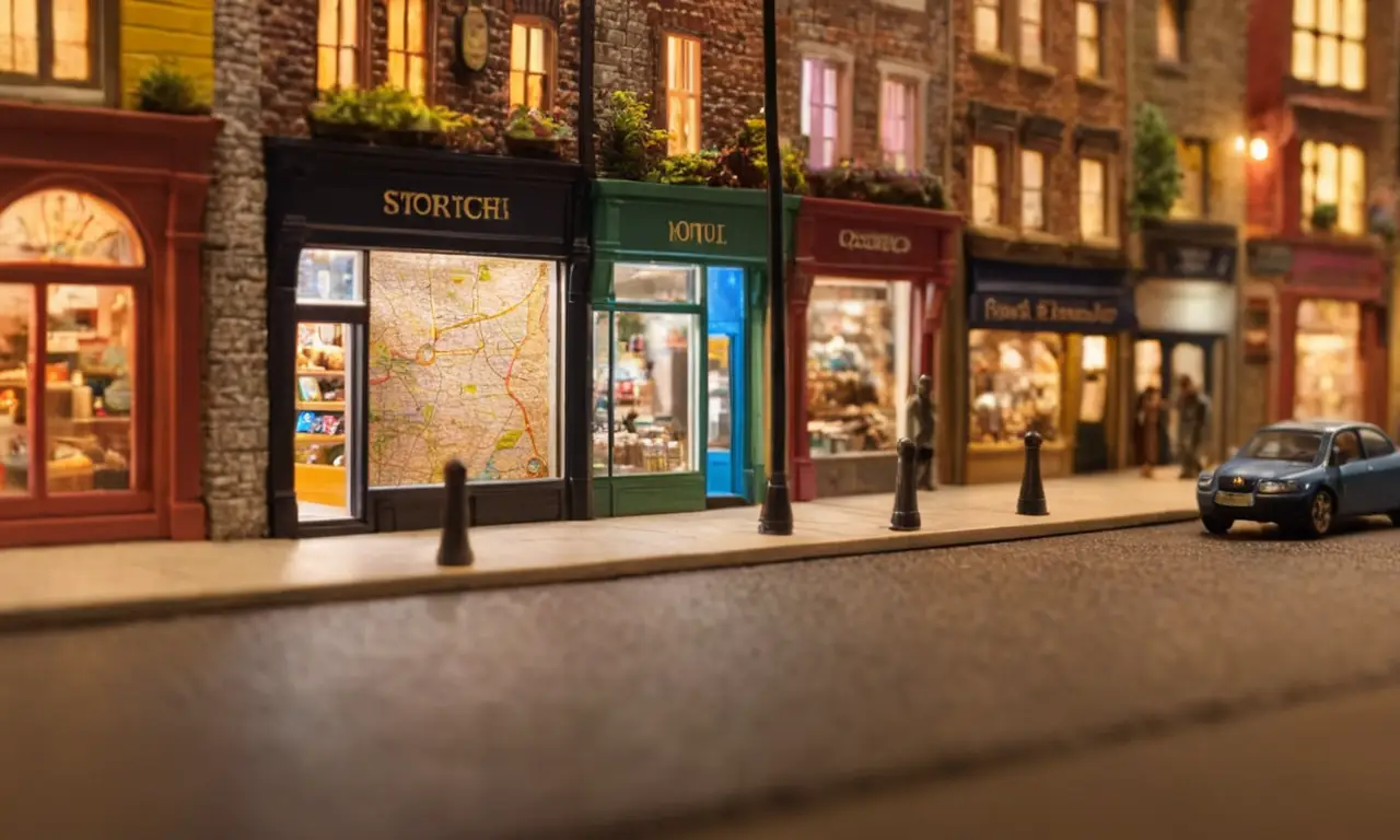 El papel pintado promociona la visibilidad local