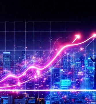 Crecimiento digital optimista en diseño moderno