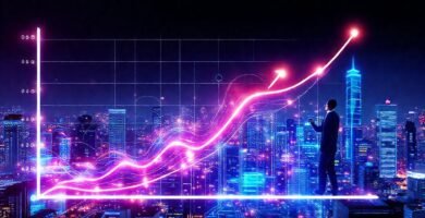 Crecimiento digital optimista en diseño moderno