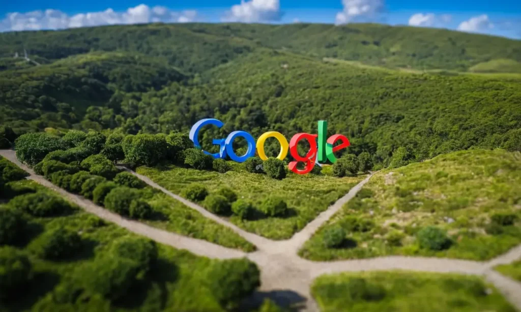 El papel pintado presenta la estrategia SEO de Google