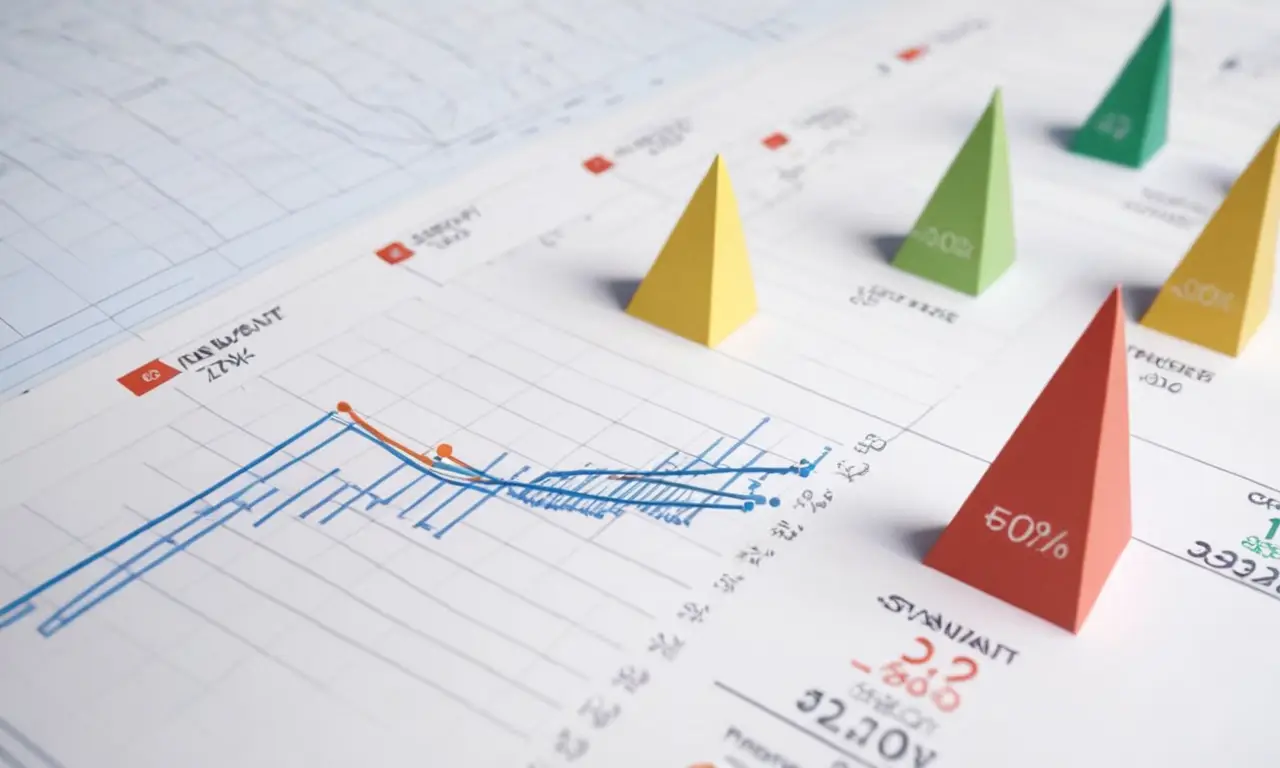 Datos financieros elegantes