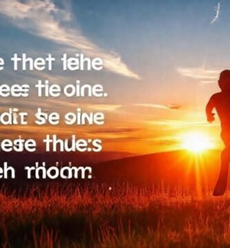 Corre hacia un amanecer inspirador