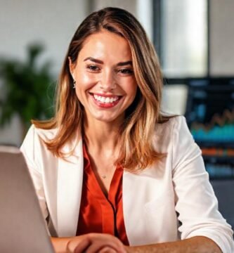 La empresaria simboliza éxito digital innovador