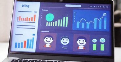 Interfaz de blog moderna y atractiva