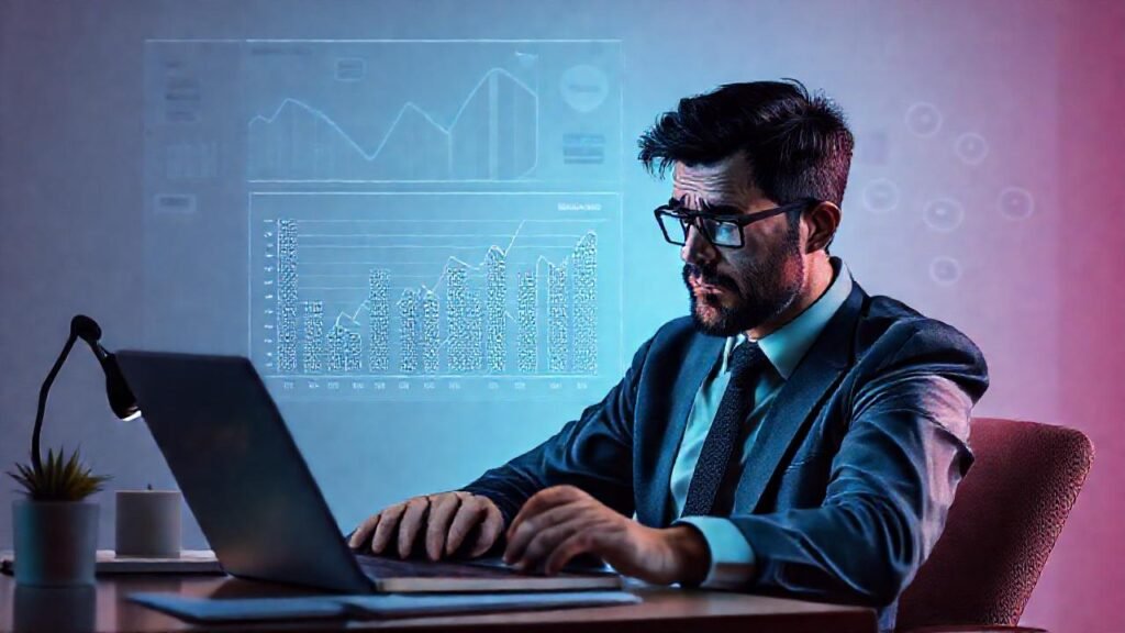 El empresario lidia con deudas online