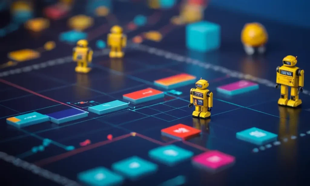 Robots inteligentes con diseño moderno y recursos gratuitos