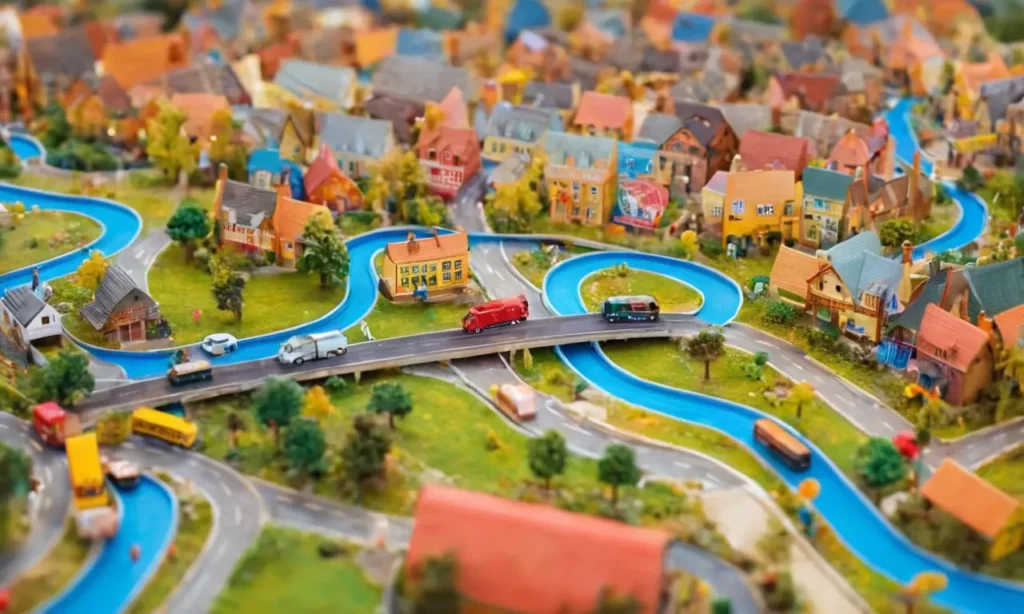 Papel pintado vibrante con diseño de viaje del cliente