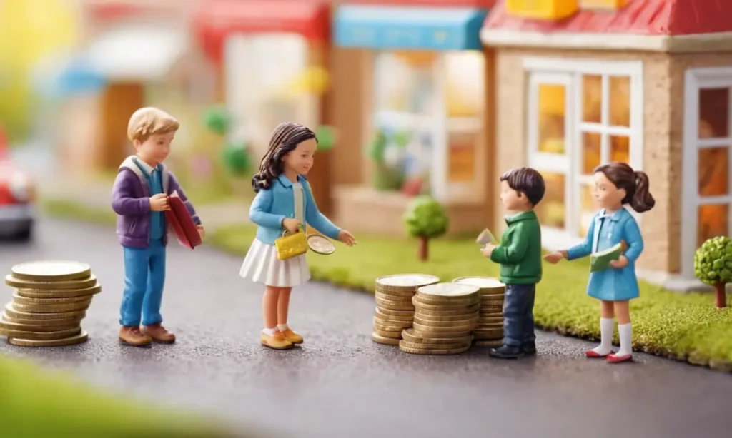 Ilustraciones brillantes enseñan sobre el dinero y el futuro