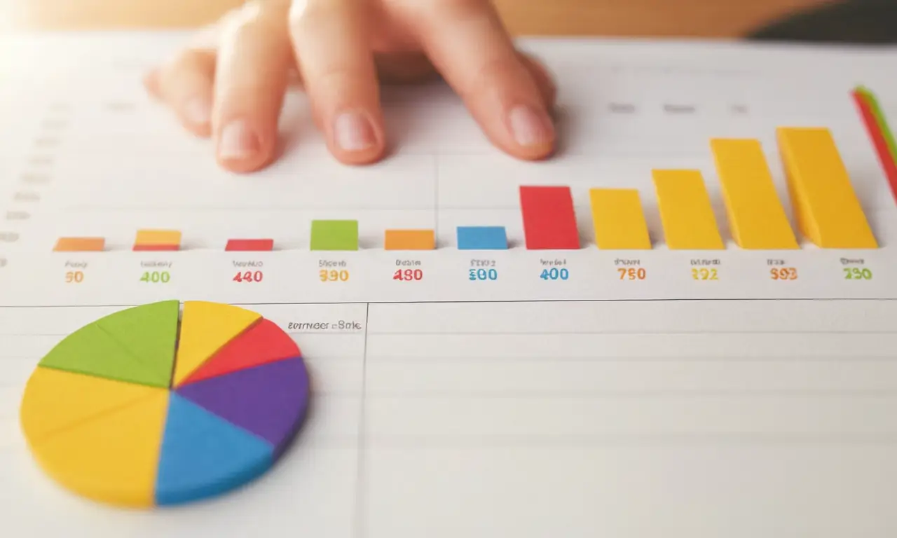 Presentación exitosa con datos vibrantes