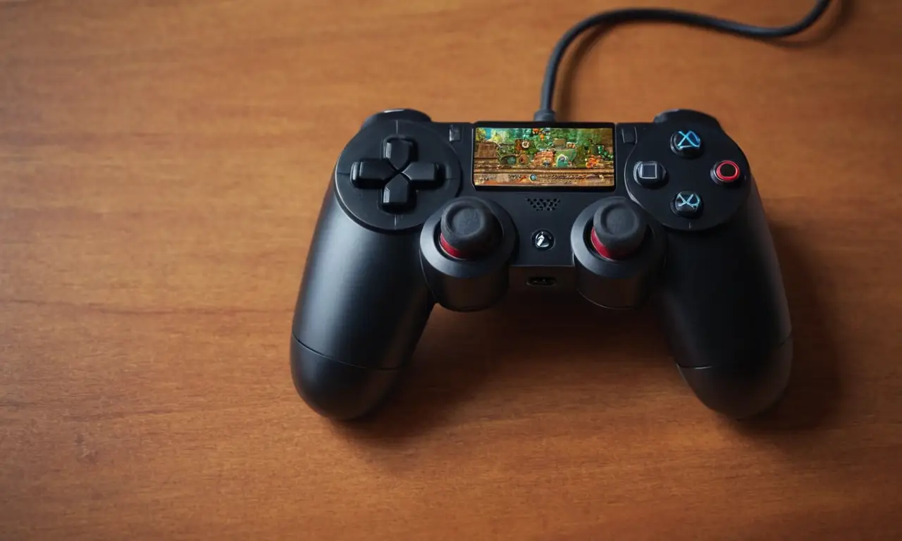 El papel pintado muestra un controlador de videojuego sin texto