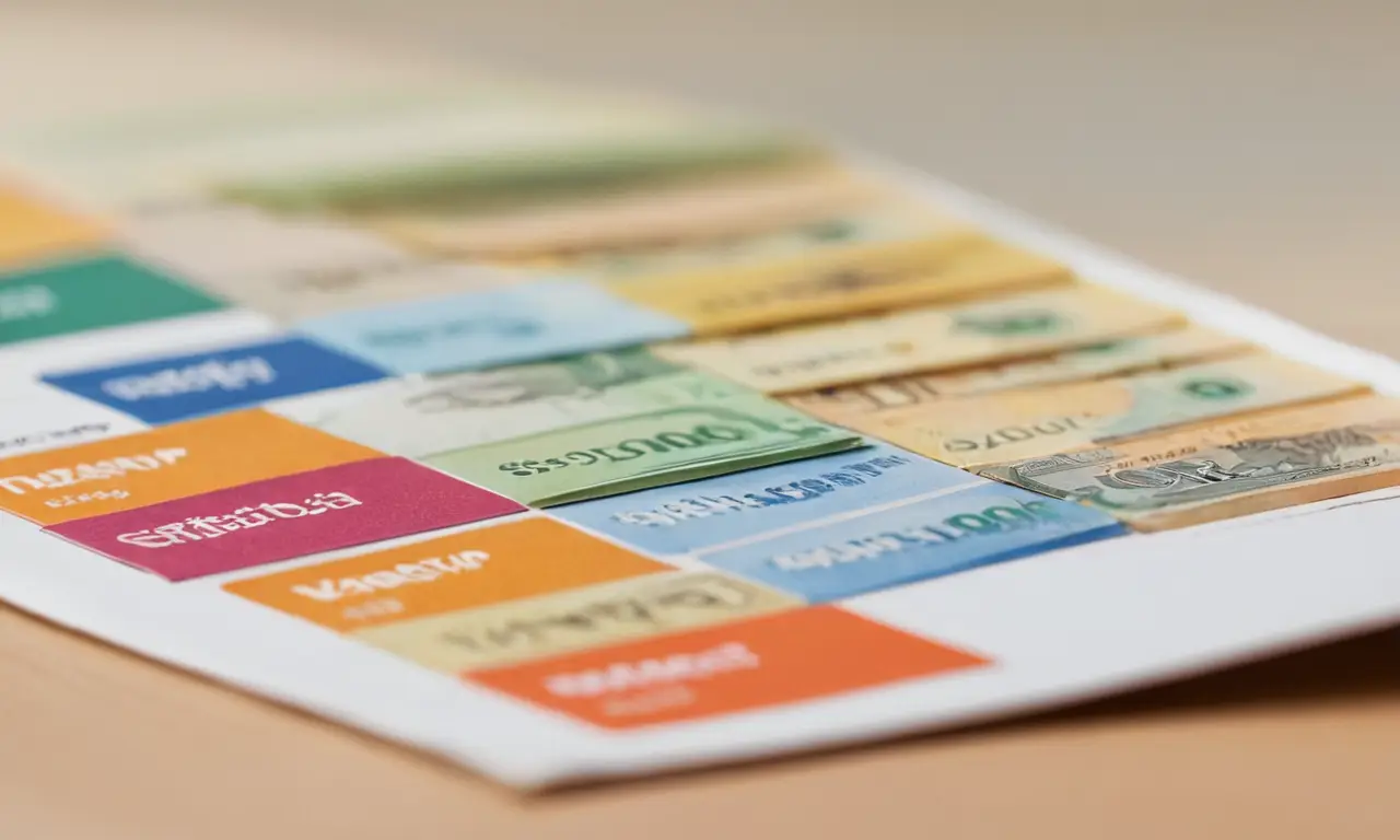 El papel pintado fomenta la prudencia financiera con gráficos sencillos y colores vibrantes