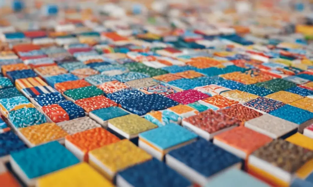 Patrones audaces y vibrantes ilustran el éxito y el crecimiento