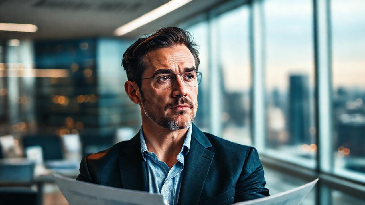 Un influyente financiero transmite profesionalidad y datos