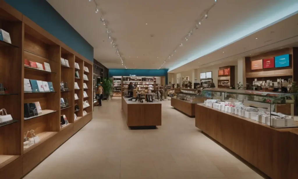 El papel pintado muestra espacios de venta