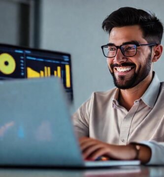 El emprendedor digital triunfa con diseño moderno