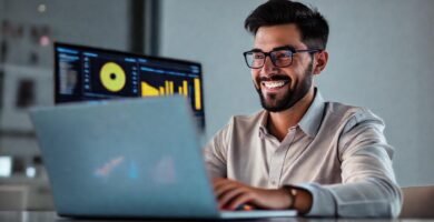 El emprendedor digital triunfa con diseño moderno