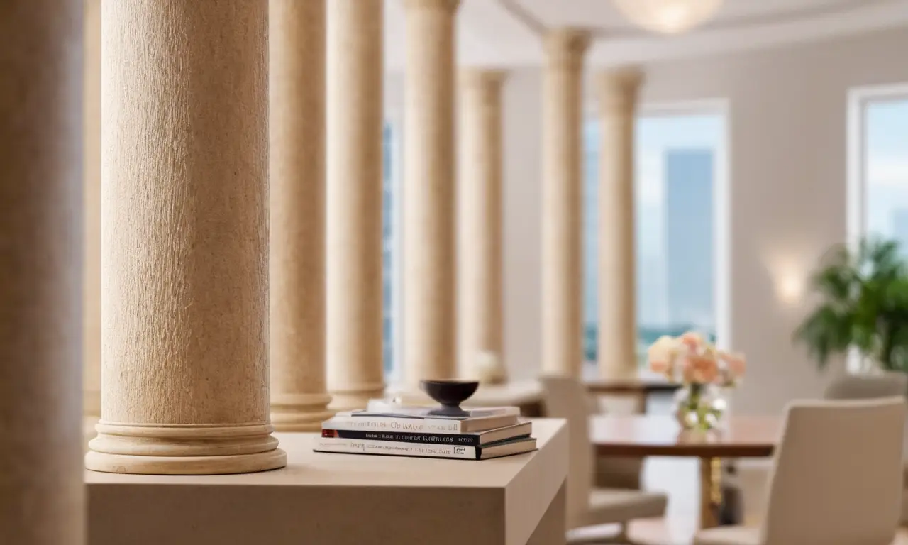 El papel tapiz elegante exhibe la visión de la empresa