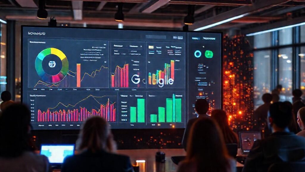 Panel digital muestra audiencia objetivo clara