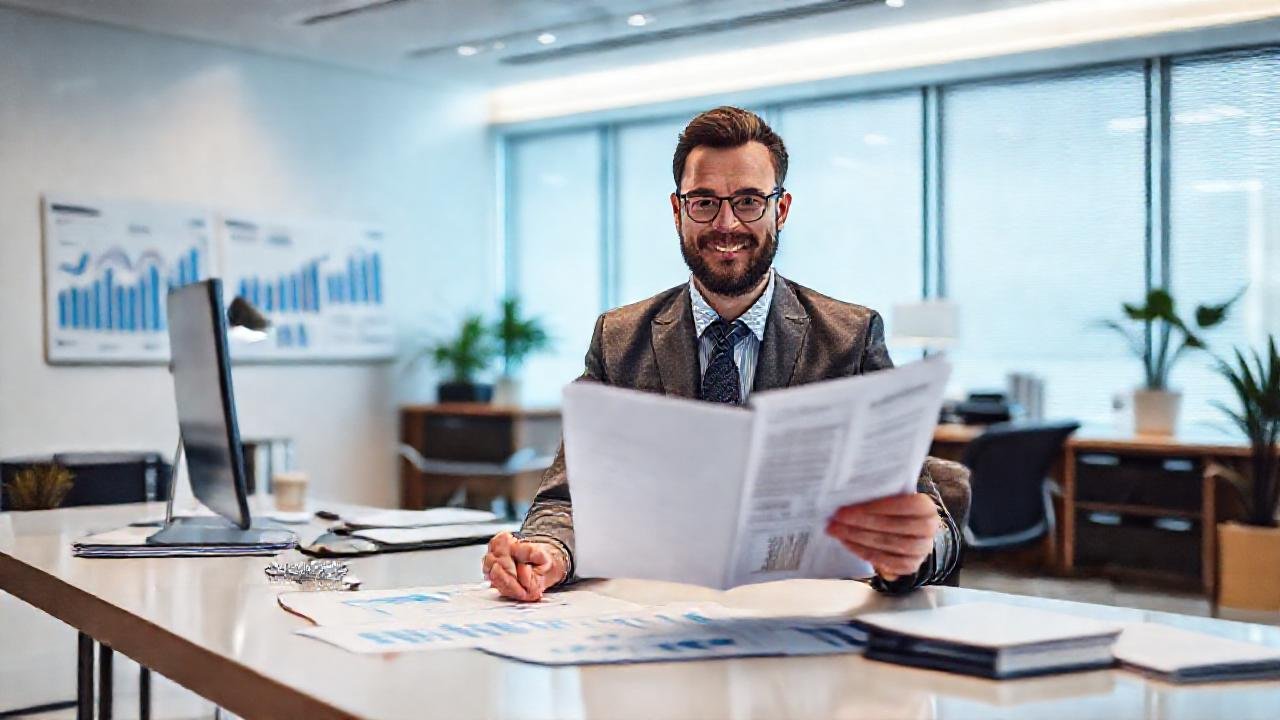 Un informe financiero elegante transmite confianza