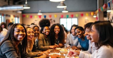 La comunidad celebra con alegría y unión