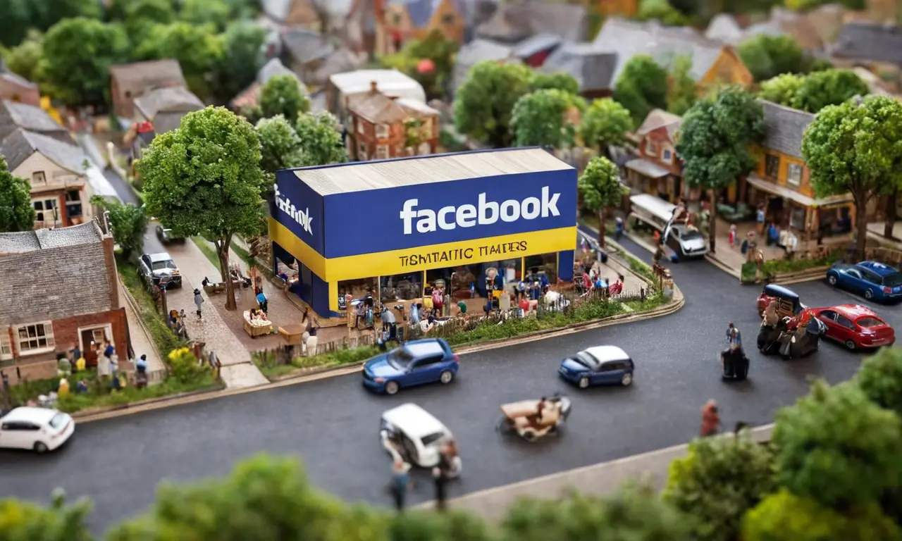 El papel pintado muestra anuncios de Facebook segmentados