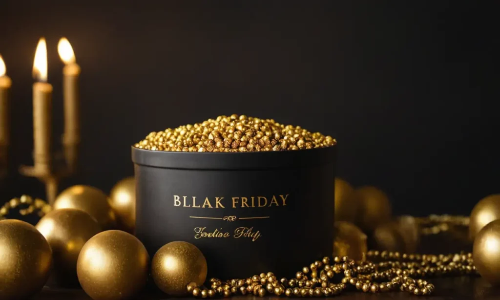 Imágenes presentan marketing festivo de Black Friday