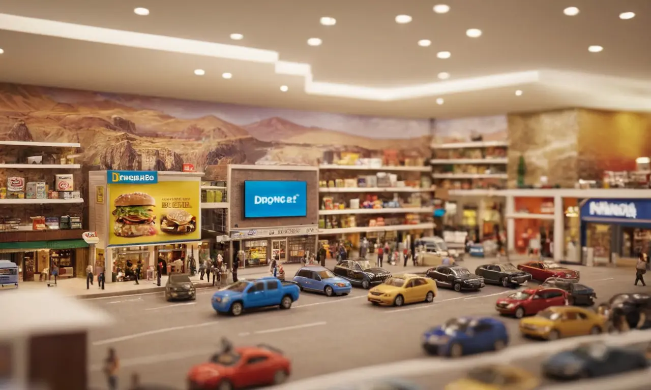 El papel pintado presenta la colocación de productos