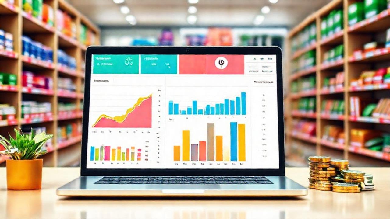 Panel de e-commerce visualiza flujo de caja