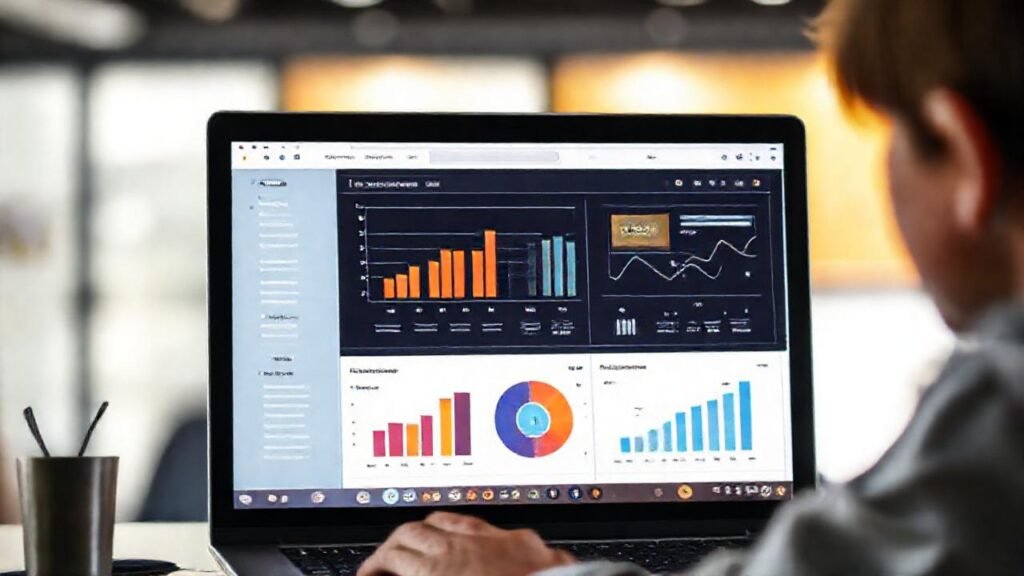 Un estudiante se enfoca en la educación digital