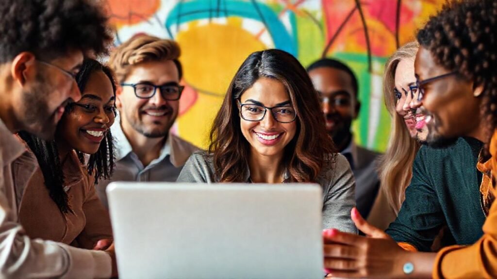 Emprendimiento vibrante y exitoso en crecimiento