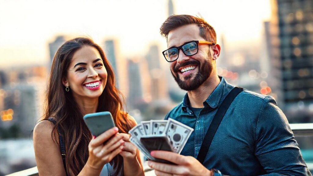 Un influencer financiero transmite lujo digital