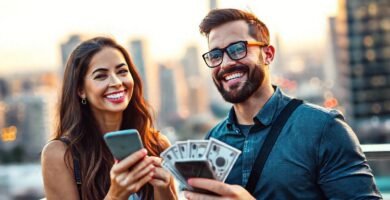 Un influencer financiero transmite lujo digital