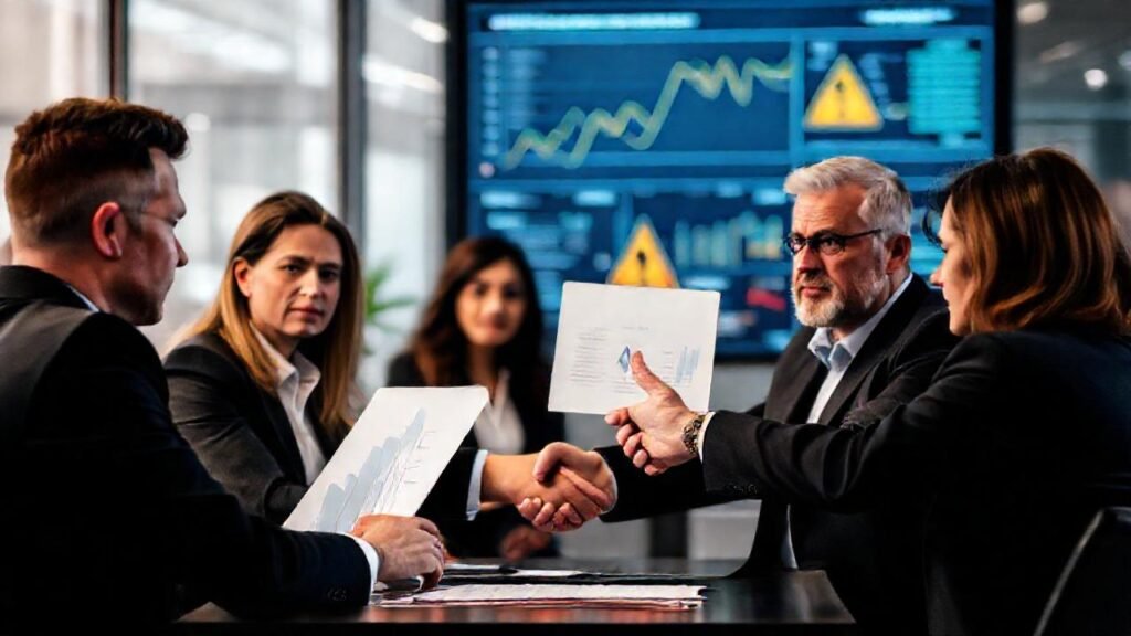 Una reunión tensa selló un trato