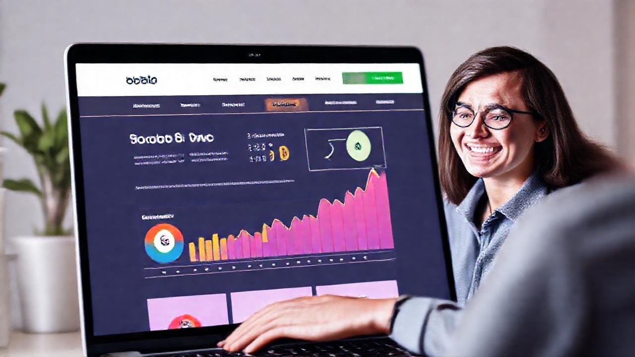 Blog financiero moderno, visual y profesional