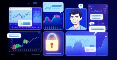 Interfaz digital ofrece finanzas seguras y modernas