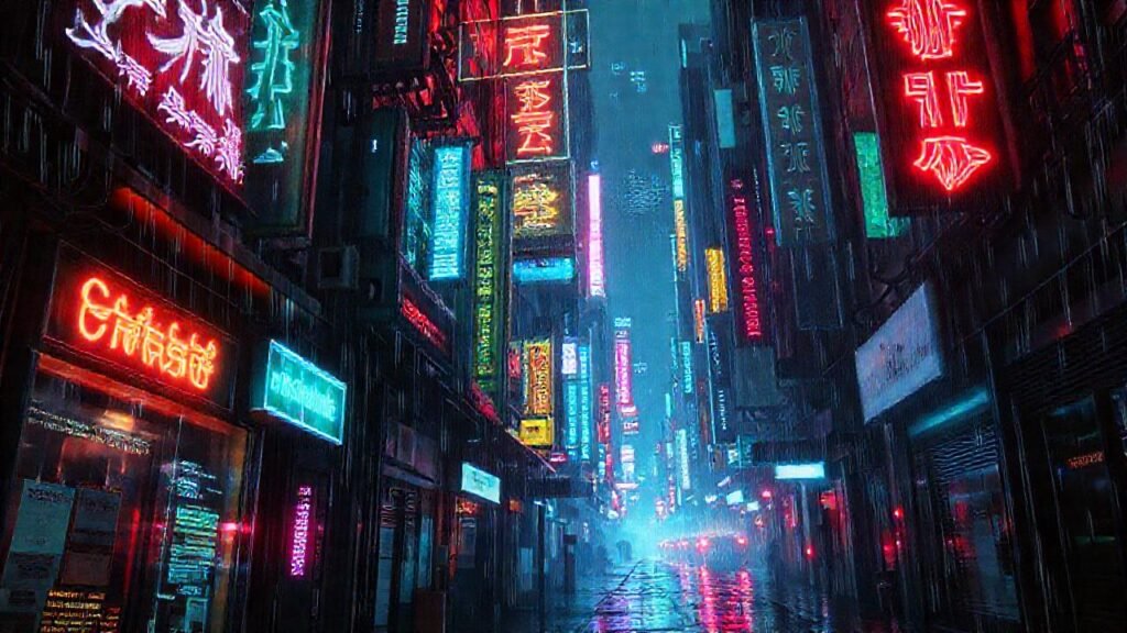 Ciudad cyberpunk