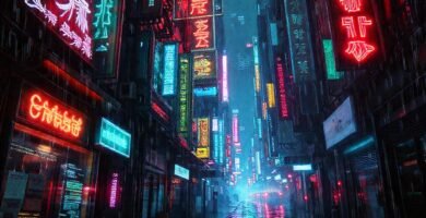 Ciudad cyberpunk