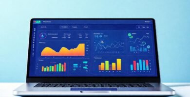 Un panel web moderno inspira optimismo