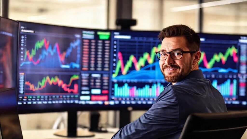 Inversor digital analiza datos visualizados claramente