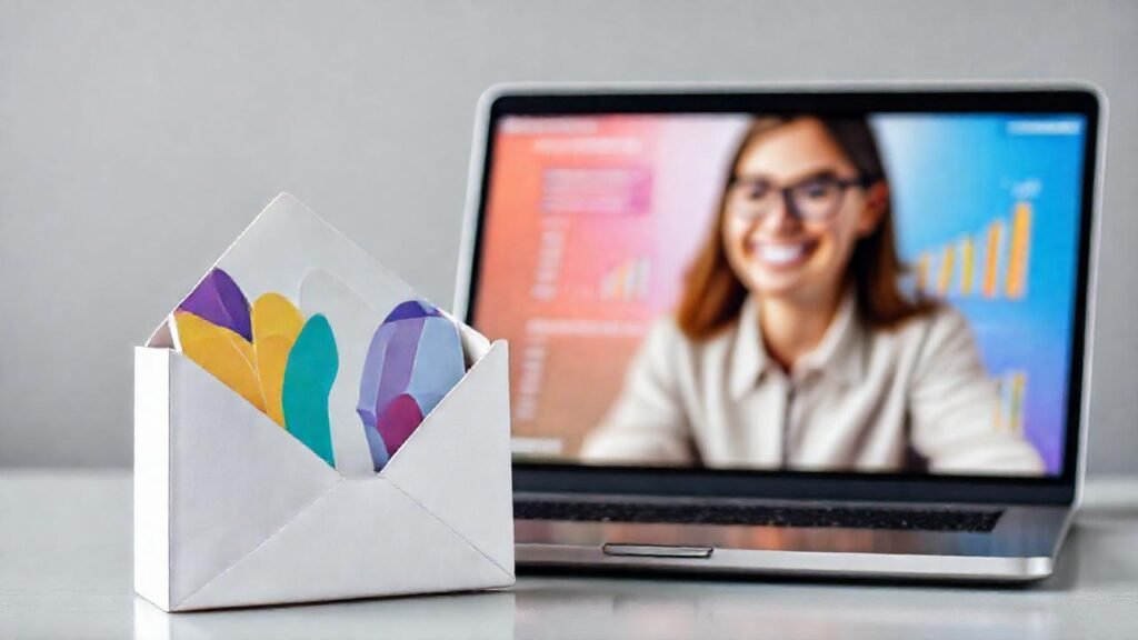 Mockup digital optimista