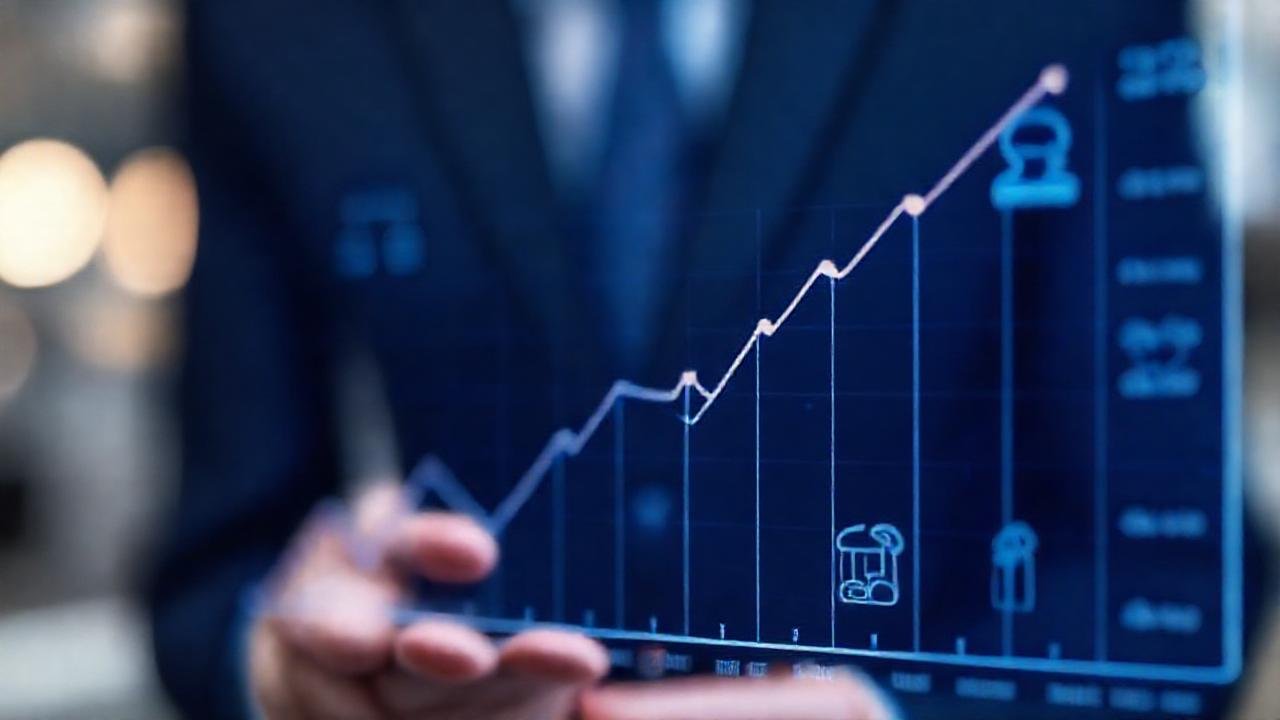 Gráfico digital profesional y serio