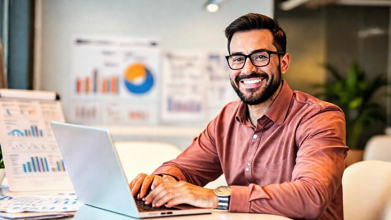 Emprendedor exitoso en marketing digital